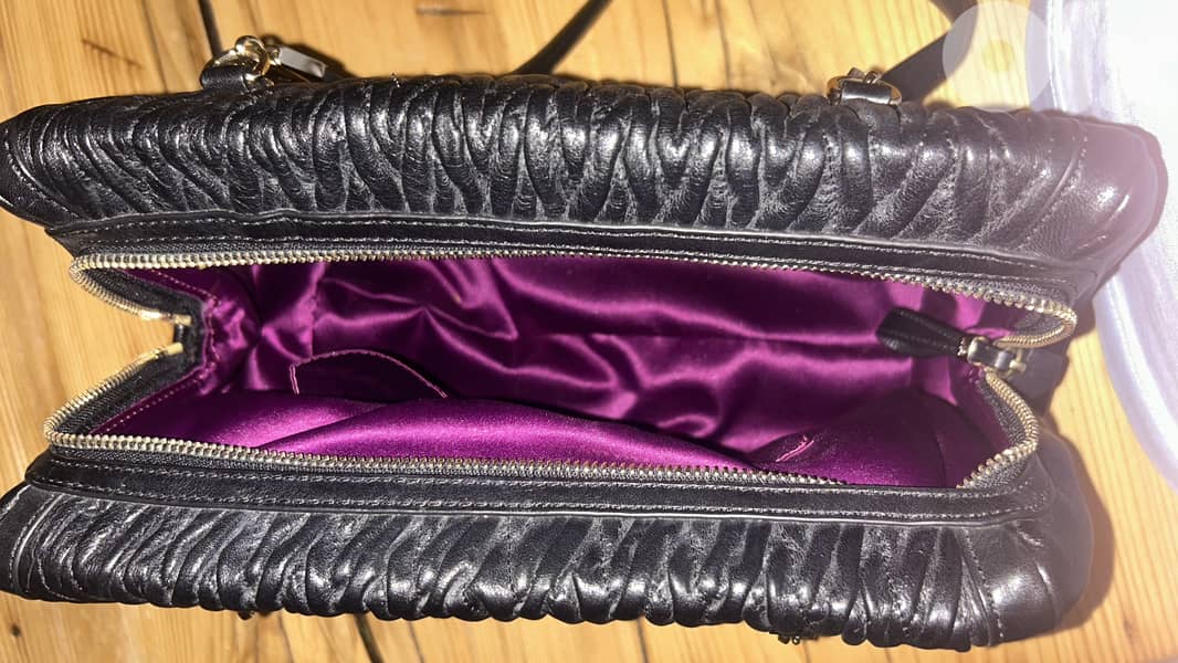 Coach Black Gathered Twist Leather Madison 7