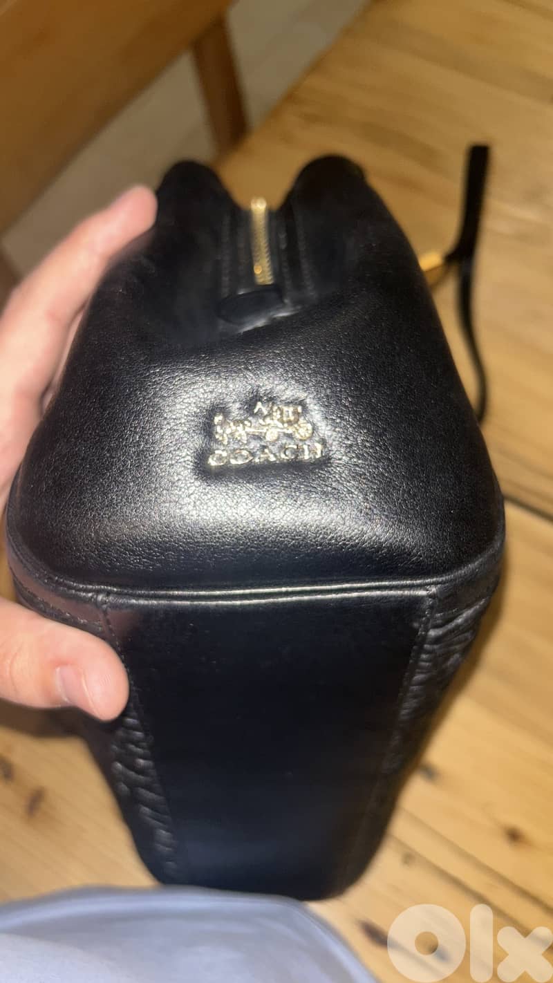 Coach Black Gathered Twist Leather Madison 9