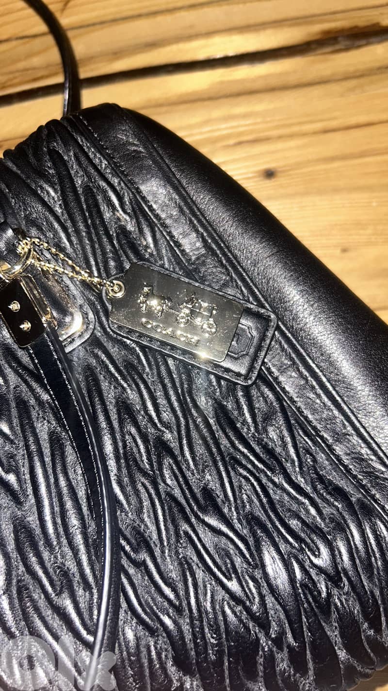 Coach Black Gathered Twist Leather Madison 11