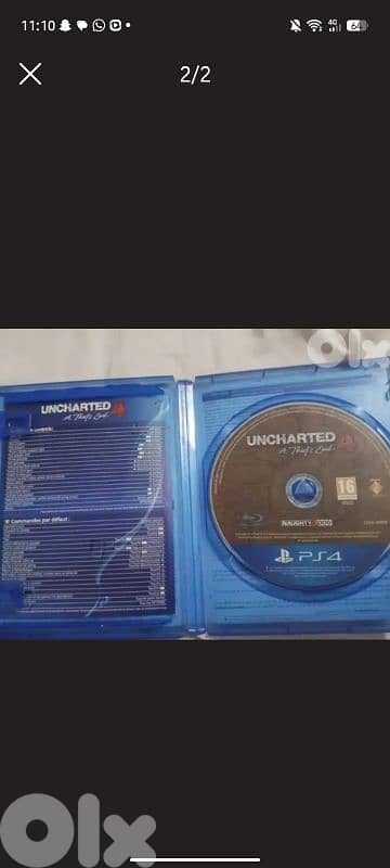 ps4 ,Uncharted 4: A Thief’s End CD 1