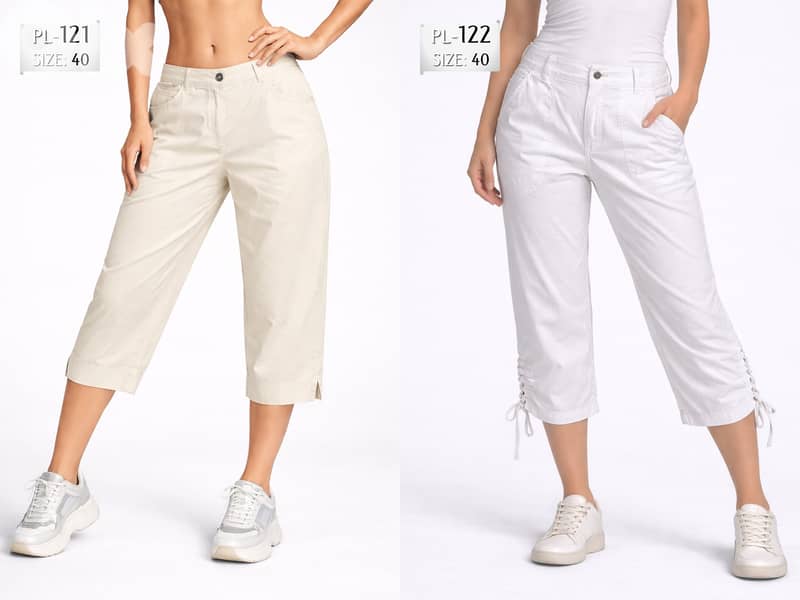Collection of European Ladies' Capri PANTs 7