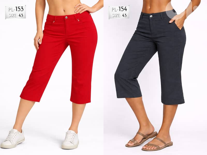 Collection of European Ladies' Capri PANTs 15