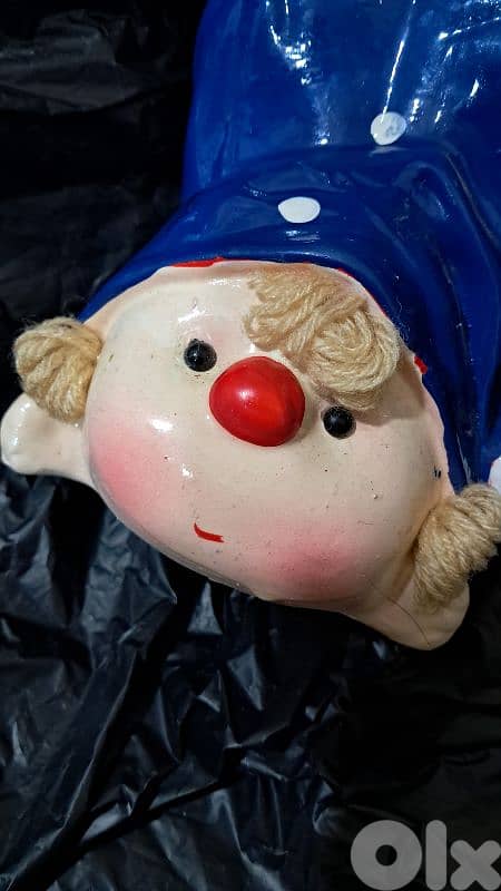 Ceramic upside down clown piggy bank 3