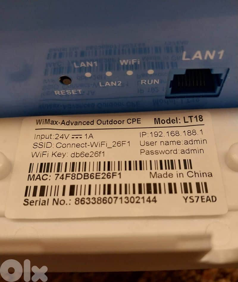 WiMax Advanced Outdoor CPE LT18 WiFi Router 1
