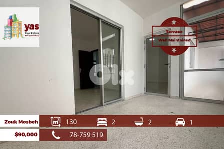 Zouk Mosbeh 130m2 | Terrace | Well Maintained | Calm Area | EH/RH/EL