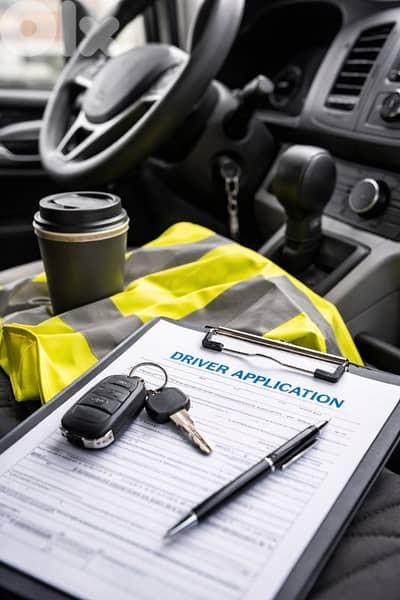 سائق  مع رخصة عمومية