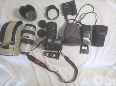 canon 6D with lenses