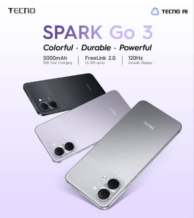 tecno spark go3  128gb/4ram   105$
