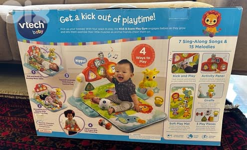 vtech baby kick&score play gym