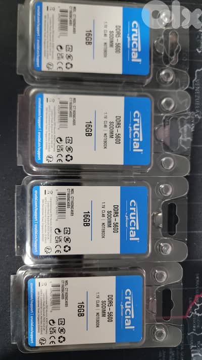 Crucial DDR5 5600Mhz Laptop RAM NEW Saled