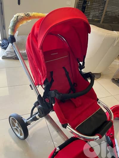 3 pieces set: stroller, car seat and bed