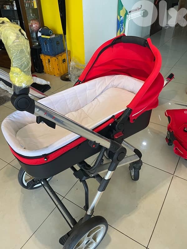 3 pieces set: stroller, car seat and bed 3