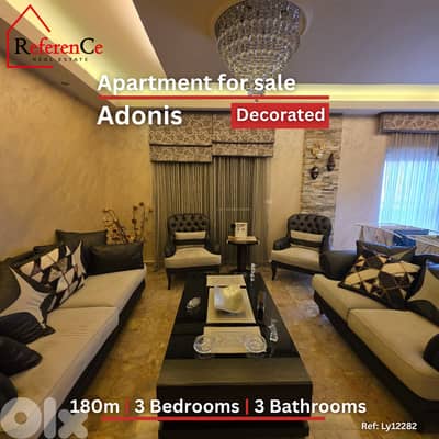 Decorated apartment in Adonis for sale شقة في أدونيس للبيع