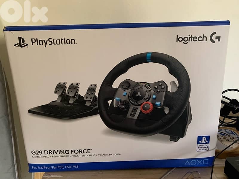 STEERING WHEEL for playstation and pc like new 250$ 3