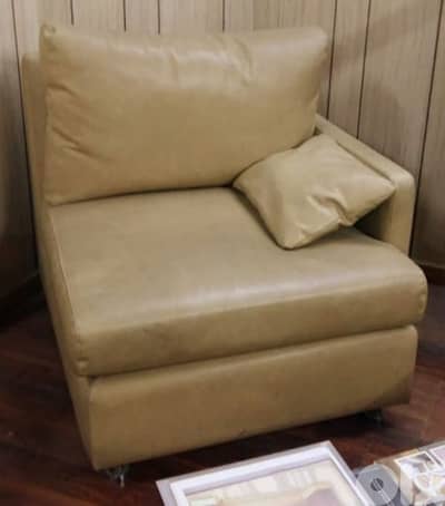 caouch ( 2 seats ) + armchair + rectangular middle table