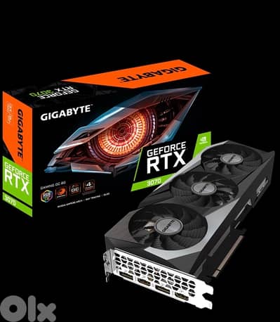 GIGABYTE GEFORCE RTX 3070 GAMING OC 8G USED LIKE NEW