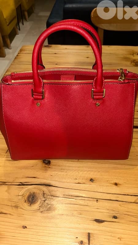 michael kors Sutton Medium Saffiano Leather Satchel. 1