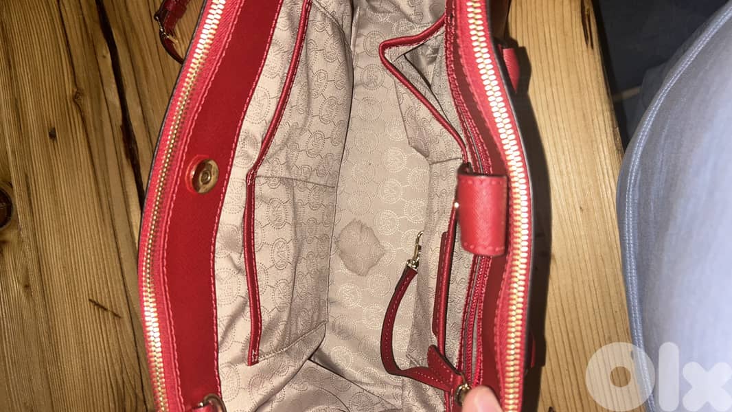 michael kors Sutton Medium Saffiano Leather Satchel. 4