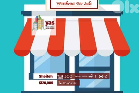 New Sheileh 300m2 | Warehouse | High Ceiling | Prime Location | GA