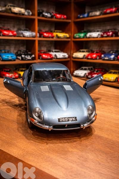 Jaguar E type 1/18 burrago