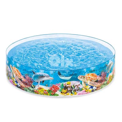Intex Snapset Deep Blue Sea Pool 244 x 46 CM -انتكس حمام سباحة سنابسيت