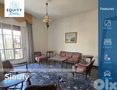 300 SQM Apartment For Sale In Achrafieh Sioufy شقة للبيع #JZ29324