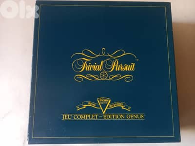 Vintage 1981 Trivial Pursuit Master Board Game Genus Edition
