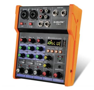G-MARK AUDIO Mixer G-MARK PTM-4  Bluetooth Professional Portable
