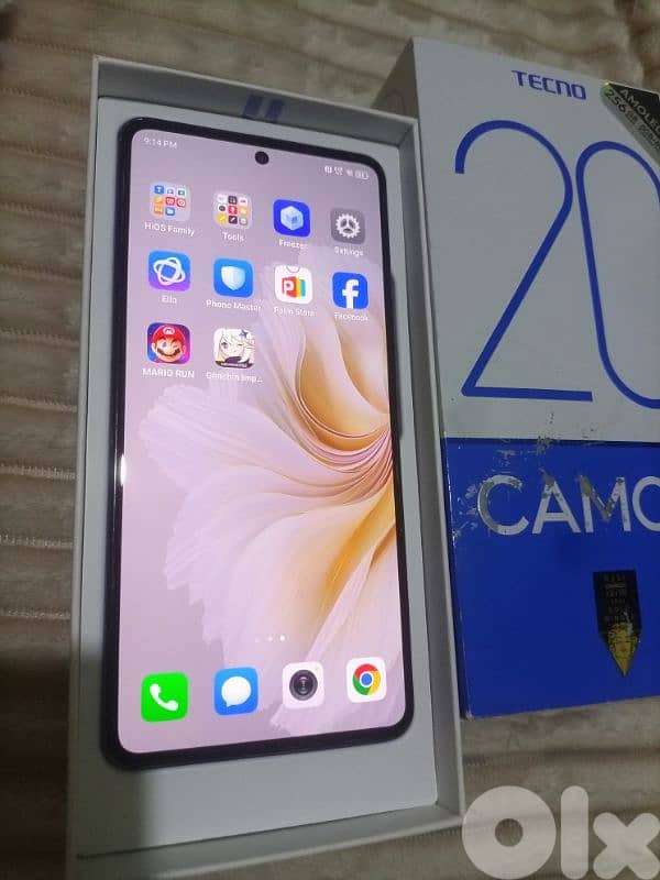 Tecno camon 20 pro 256gb 16 ram with the box 4