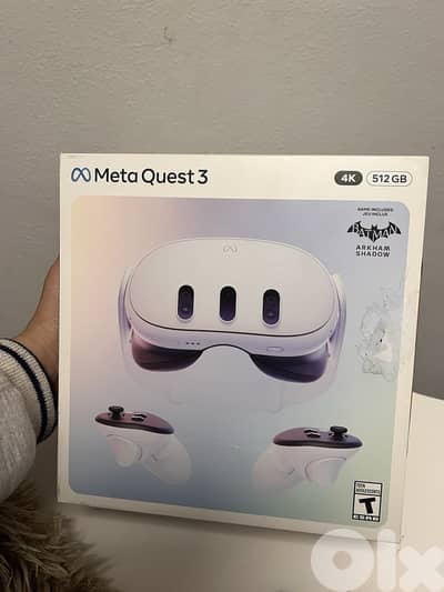 Meta Quest 3 Standalone VR Headset 512GB 4K Display White USB-C Virtua