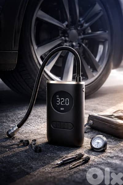 منفخ دولاب السياره للدراجه او طابه نوعيه مرتبه وحجم صغير بيتشرج بل بيت