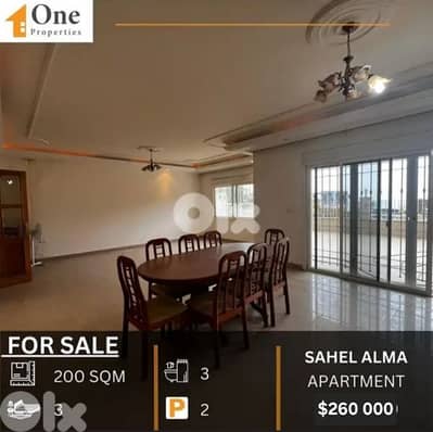 APARTMENT FOR SALE IN SAHEL ALMA