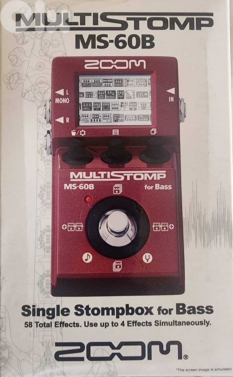 Bass Pedal, Zoom MS-60B 1
