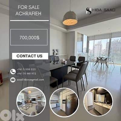 Apartment for Sale in Achrafieh  شقة للبيع في الاشرفية