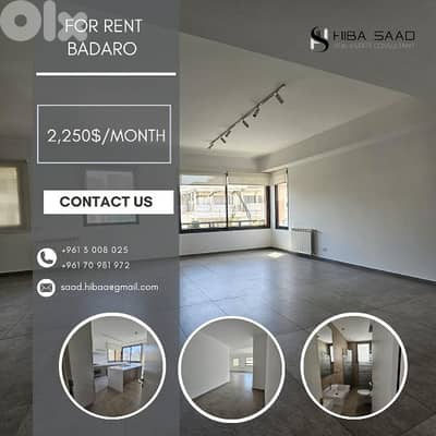 Apartment for rent in Badaro شقة للايجار في بدارو