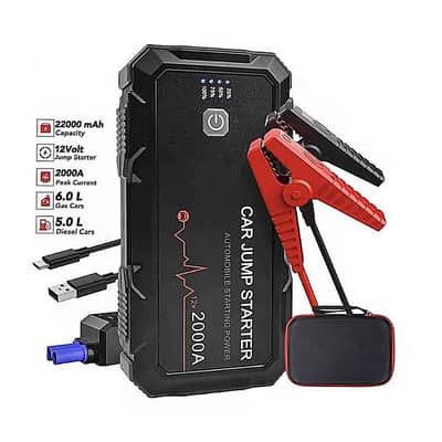 Car Jump Starter Battery Booster 22000mAh