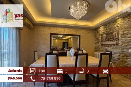 Adonis 180m2 | Renovated Flat | Calm Area | Prime Location | EH/RH/EL