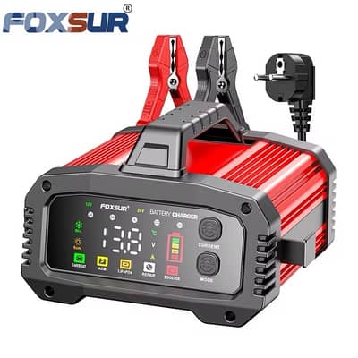 Foxsur 12V 25A / 24V 15A Smart Battery Charger