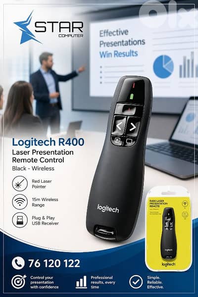 Logitech R400 Wireless Presenter Pointer