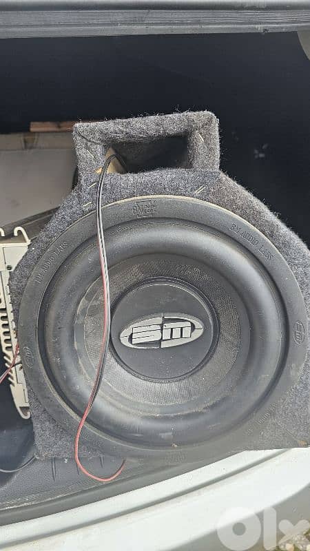 amplifier + subwoofer + speakers 2