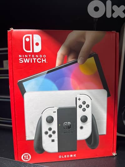 nintendo switch oled almost new