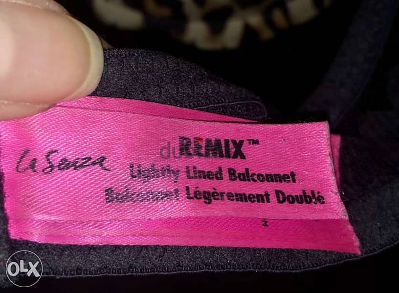 soutien women, la senza brand, tiger with dentelle style 2