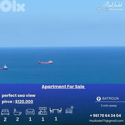 apartment for sale with perfect sea view