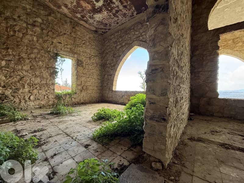 Land with Heritage Villa for sale in Aley أرض مع فيلا تراثية في عاليه 6