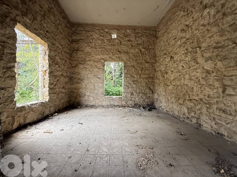 Land with Heritage Villa for sale in Aley أرض مع فيلا تراثية في عاليه 7