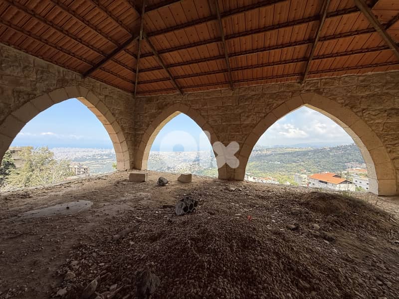 Land with Heritage Villa for sale in Aley أرض مع فيلا تراثية في عاليه 15