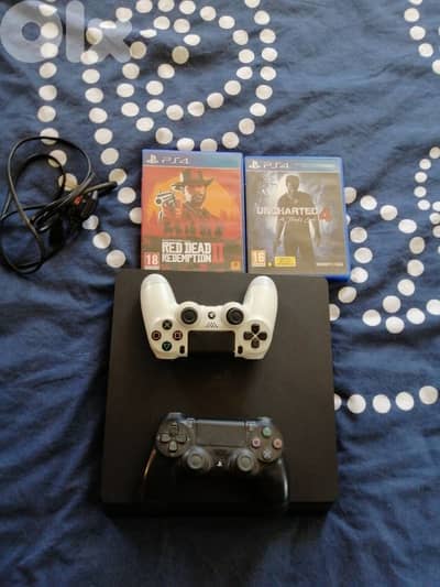 ps4 + controller + games