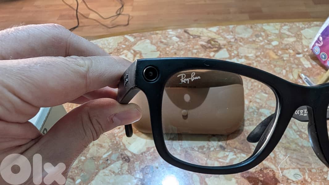 Rayban Wayfarer Meta AI glasses Gen 2 matte black transition lenses 4