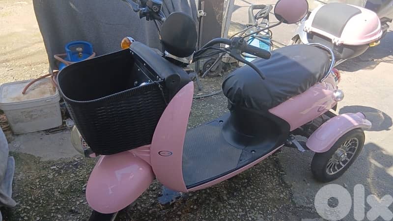 Electric moto color pink 1