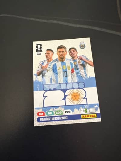 football card martinez messi alvarez eternos panini 2026